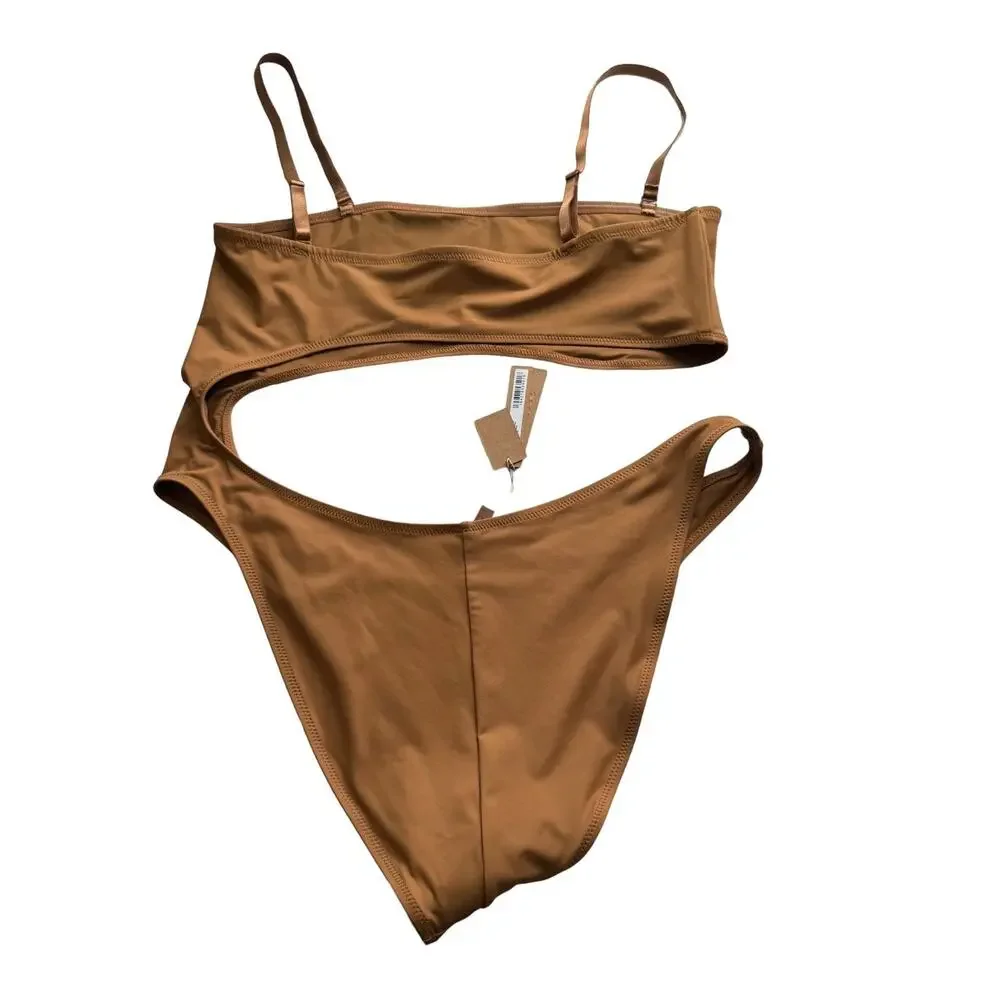 * New SKIMS Signature Swim Strapless Monokini Size 3X SO GOOD